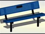 Metal bench
