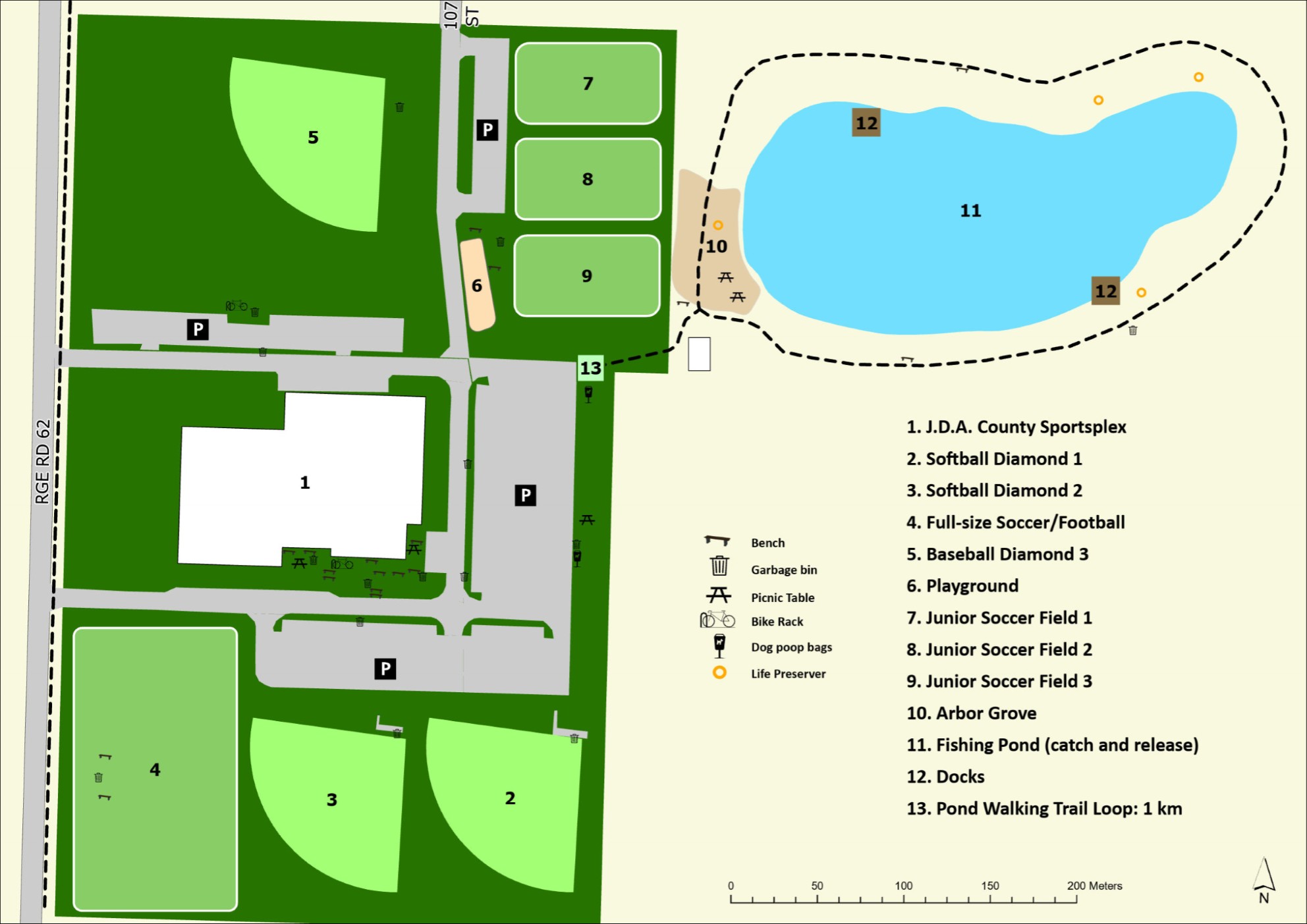 Sportsplex Map