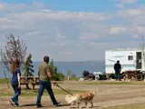 Lake front campsites